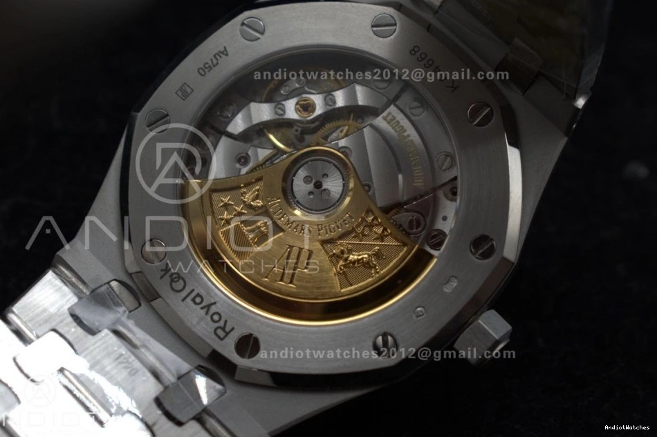 1031 Frosted Edition 15454 SS 37mm Best Grey on Bracelet Clone Lightweight SS Royal Oak SA3120 1:1 Super Dial APSF Textured 0219